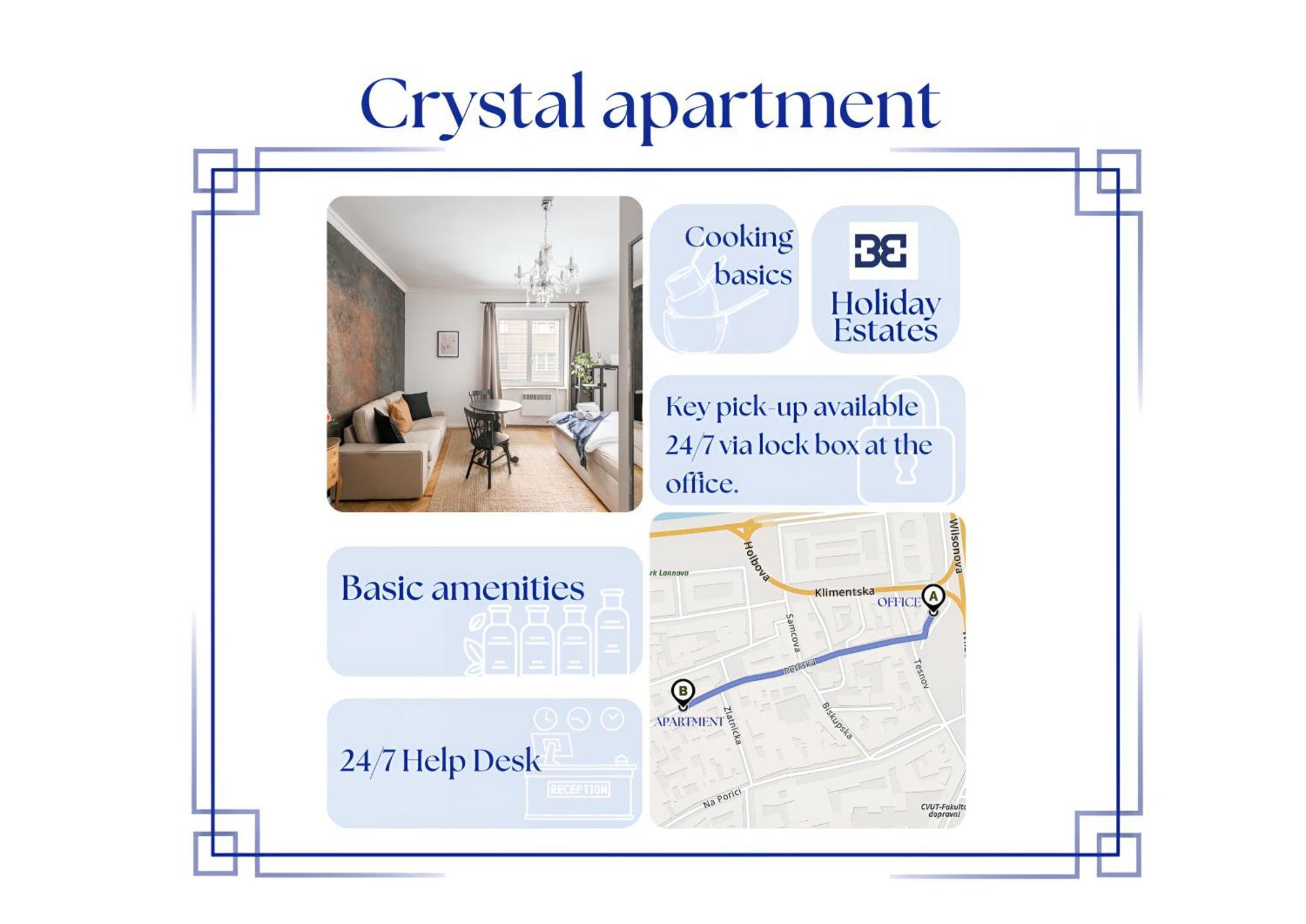 Crystal Apartment Praag Buitenkant foto